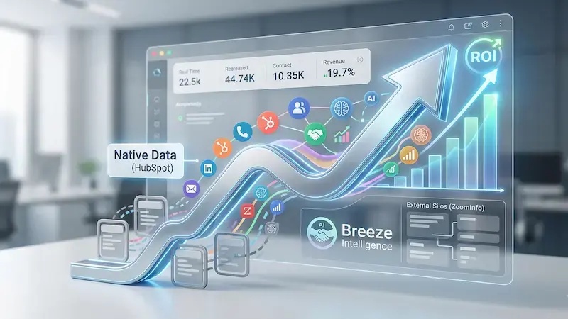 Breeze Intelligence vs. ZoomInfo: The ROI of Native Data Enrichment